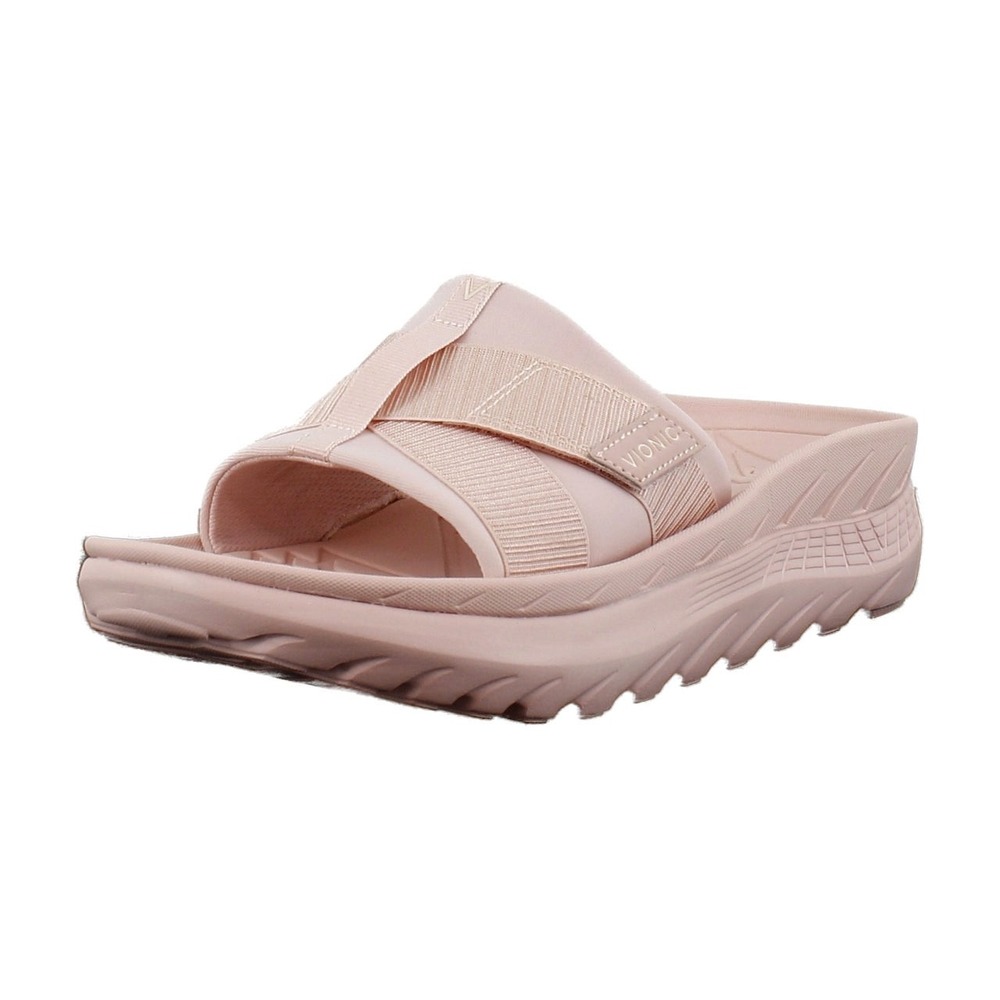 Vionic Rebound Recovery Slide Sandals Pink Women 7 Orthotic Arch Support NWOB